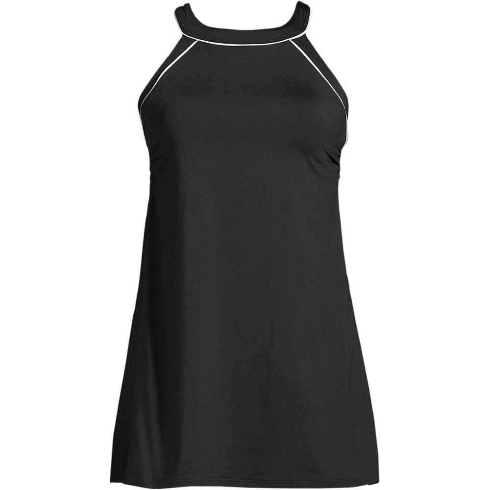 Land's End Women's Swim Dress Swimsuit Size 12 DD Cup